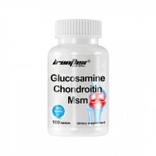 IronFlex Глюкозамин/Хондроитин + MSМ+Гиалуроновая кислота, 90 табл